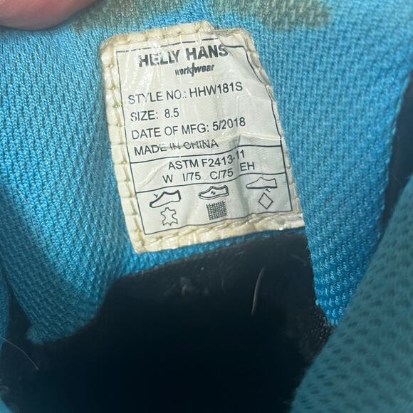 Helly Hansen Boots Women Bergen Black Work Steel Toe Composite Lace Up 8.5 - Picture 8 of 9